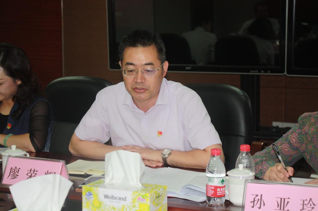 省委教育工委组织处廖荣辉处长作重要讲话 威廉希尔中文网站